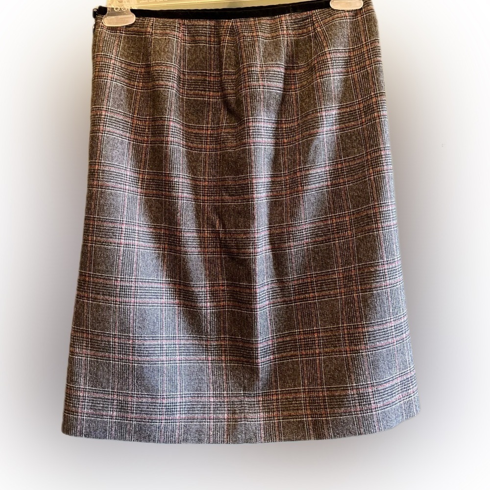 Kasper petites 8 skirt plaid lined